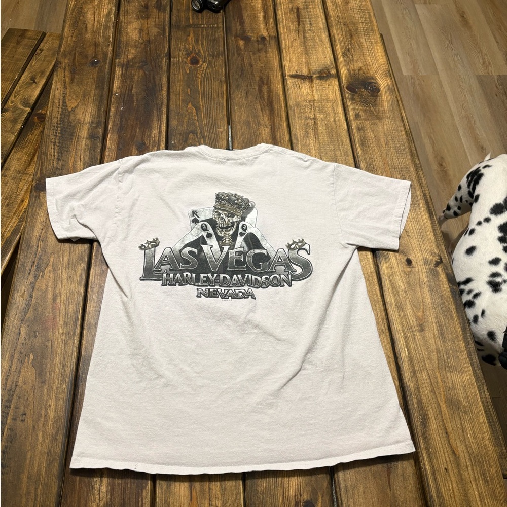 Harley-Davidson Cream Las Vegas Tee